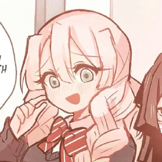 😅 emoji Мицури Канроджи @Anim_StikersU Telegram sticker 22 of 45