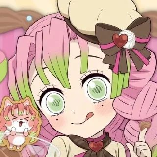 😌 emoji Мицури Канроджи @Anim_StikersU Telegram sticker 15 of 45