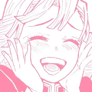 😍 emoji Мицури Канроджи @Anim_StikersU Telegram sticker 8 of 45