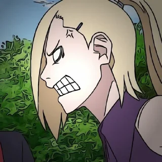 🌼 emoji 山中いの - @narutocastle Telegram sticker 9 of 25