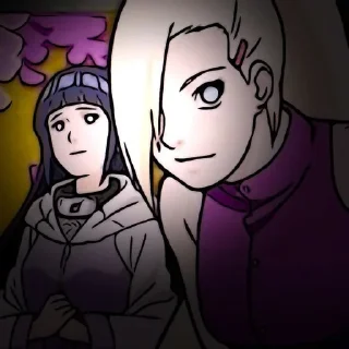 🌼 emoji 山中いの - @narutocastle Telegram sticker 19 of 25