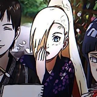 🌼 emoji 山中いの - @narutocastle Telegram sticker 7 of 25