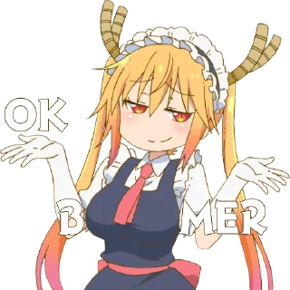 😏 emoji Tohru ( @Ali_DMC ) Telegram sticker 3 of 66
