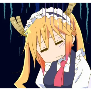 😓 emoji Tohru ( @Ali_DMC ) Telegram sticker 20 of 66