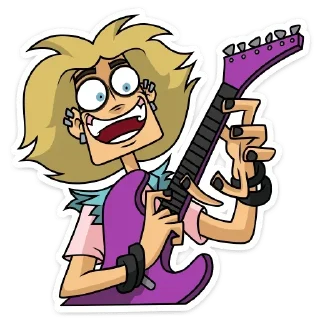 🎸 emoji Стики из @Anonymnyi_chat_bot Telegram sticker 13 of 48
