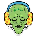 Sticker from Mask