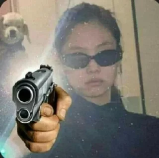 🌟 emoji jennie meme by llanna Telegram sticker 13 of 47