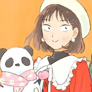 🐼 emoji Мицуми Ивакура @Anim_StikersUWU Telegram sticker 17 of 75