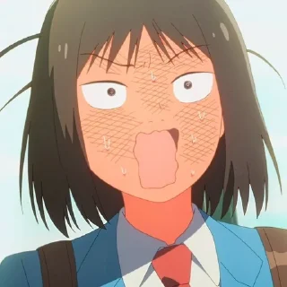 😳 emoji Мицуми Ивакура @Anim_StikersUWU Telegram sticker 14 of 75