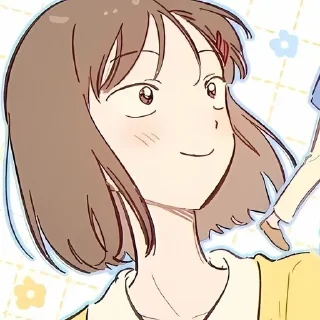 🙂 emoji Мицуми Ивакура @Anim_StikersUWU Telegram sticker 7 of 75