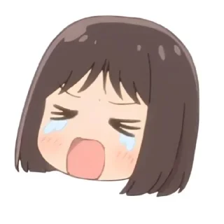 😭 emoji Мицуми Ивакура @Anim_StikersUWU Telegram sticker 23 of 75