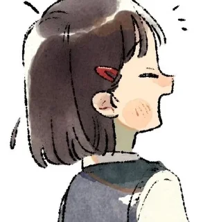 😄 emoji Мицуми Ивакура @Anim_StikersUWU Telegram sticker 12 of 75