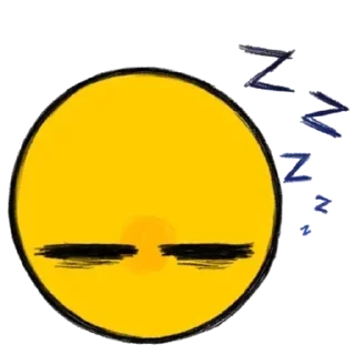 😴 emoji Создай свои стикеры - @sozdsti_bot Telegram sticker 13 of 55