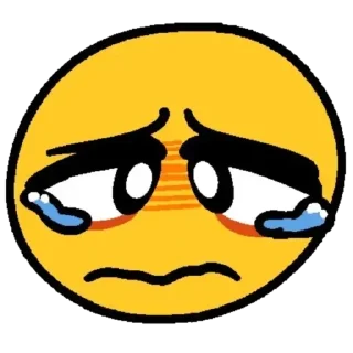 😥 emoji Создай свои стикеры - @sozdsti_bot Telegram sticker 11 of 55