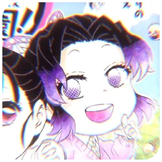 Sticker from ┊🦋┊. 𝙨𝙝𝙞𝙣𝙤𝙗𝙪 @bluetand