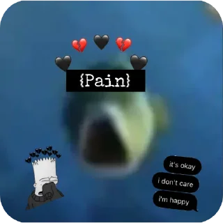 😭 emoji Рыба вафиге @AyameShnnmINFO Telegram sticker 5 of 17