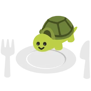 🌟 emoji Черепаха жора возвращение Telegram sticker 15 of 101