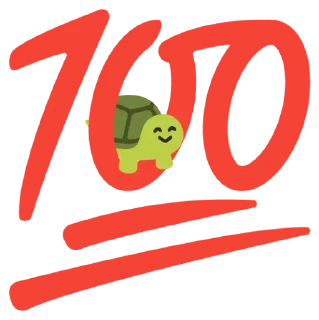 🌟 emoji Черепаха жора возвращение Telegram sticker 23 of 101