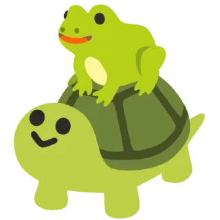 Черепаха жора возвращение sticker 1