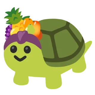 🌟 emoji Черепаха жора возвращение Telegram sticker 9 of 101