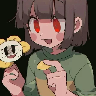 🗾 emoji Чара @undertailAUU Telegram sticker 18 of 54