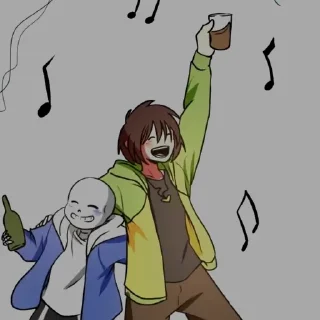 Sticker from Пьяный чара @undertailAUU