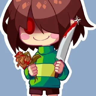 🗾 emoji Чара @undertailAUU Telegram sticker 9 of 54