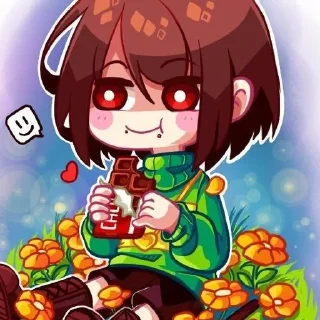 🗾 emoji Чара @undertailAUU Telegram sticker 8 of 54
