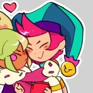 💞 emoji Mandy and Chester Telegram sticker 6 of 100