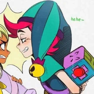 🙂 emoji Mandy and Chester Telegram sticker 2 of 100