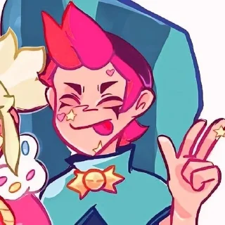 😋 emoji Mandy and Chester Telegram sticker 24 of 100