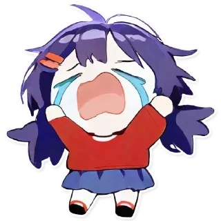 😭 emoji Больше тут ➜ @sticker_full 💘 Telegram sticker 11 of 24