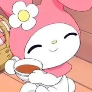 🍵 emoji ⋋✿ Onegai My Melody ✿⋌ Telegram sticker 17 of 60