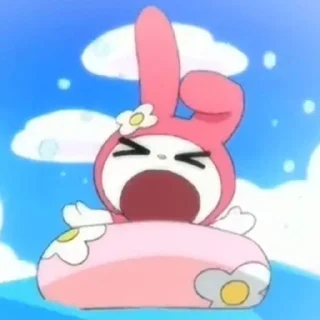 📢 emoji ⋋✿ Onegai My Melody ✿⋌ Telegram sticker 18 of 60