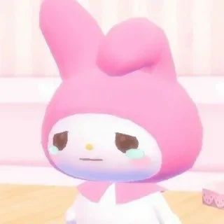 😢 emoji ⋋✿ Onegai My Melody ✿⋌ Telegram sticker 24 of 60