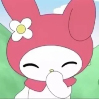 🤭 emoji ⋋✿ Onegai My Melody ✿⋌ Telegram sticker 13 of 60
