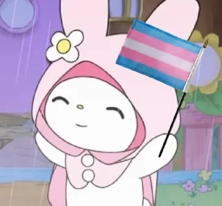 🤍 emoji ⋋✿ Onegai My Melody ✿⋌ Telegram sticker 6 of 60