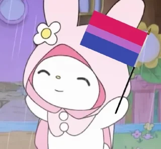 🤍 emoji ⋋✿ Onegai My Melody ✿⋌ Telegram sticker 9 of 60