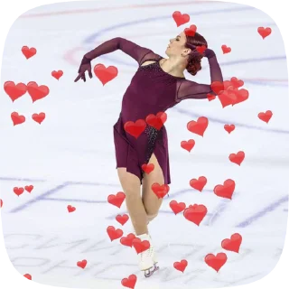 Sticker from Sasha Trusova Quad Queen
