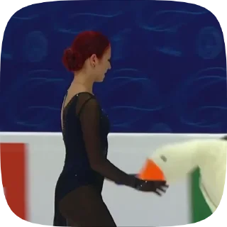 Sticker from Sasha Trusova Quad Queen