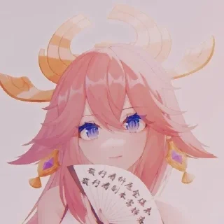 🌟 emoji Yae Miko 1 by @stephanie_group Telegram sticker 21 of 120