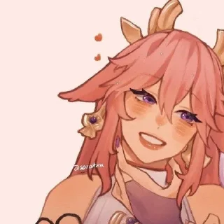 🌟 emoji Yae Miko 1 by @stephanie_group Telegram sticker 13 of 120