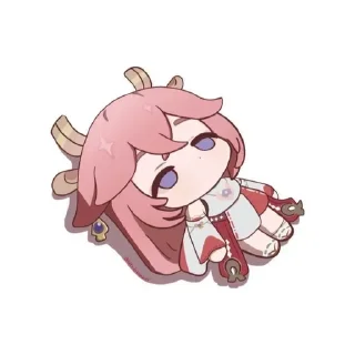 🌟 emoji Yae Miko 1 by @stephanie_group Telegram sticker 2 of 120