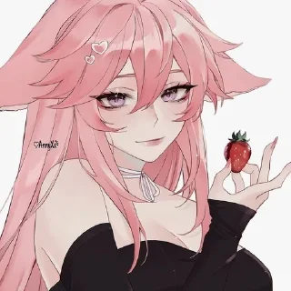 🌟 emoji Yae Miko 1 by @stephanie_group Telegram sticker 3 of 120
