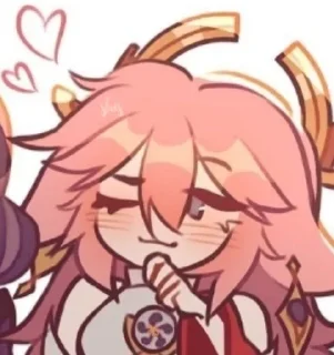 🌟 emoji Yae Miko 1 by @stephanie_group Telegram sticker 6 of 120