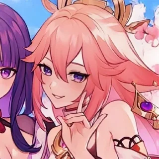 🌟 emoji Yae Miko 1 by @stephanie_group Telegram sticker 7 of 120