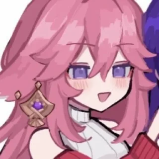 🌟 emoji Yae Miko 1 by @stephanie_group Telegram sticker 12 of 120