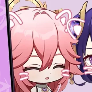 🌟 emoji Yae Miko 1 by @stephanie_group Telegram sticker 8 of 120