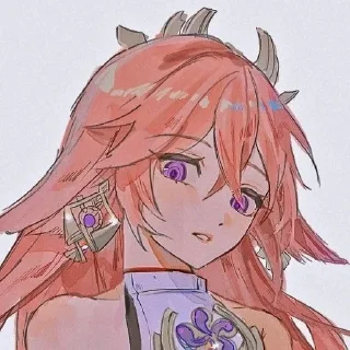 🌟 emoji Yae Miko 1 by @stephanie_group Telegram sticker 20 of 120