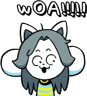 Sticker from ᴛᴇᴍᴍʏ ʙʏ : : @stickers_undertale